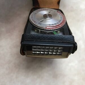 Vintage Sekonic E. V. Auto-Lumi Photography Light in Leather Case